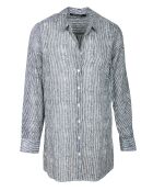 Chemise Cara à rayures indigo/blanc